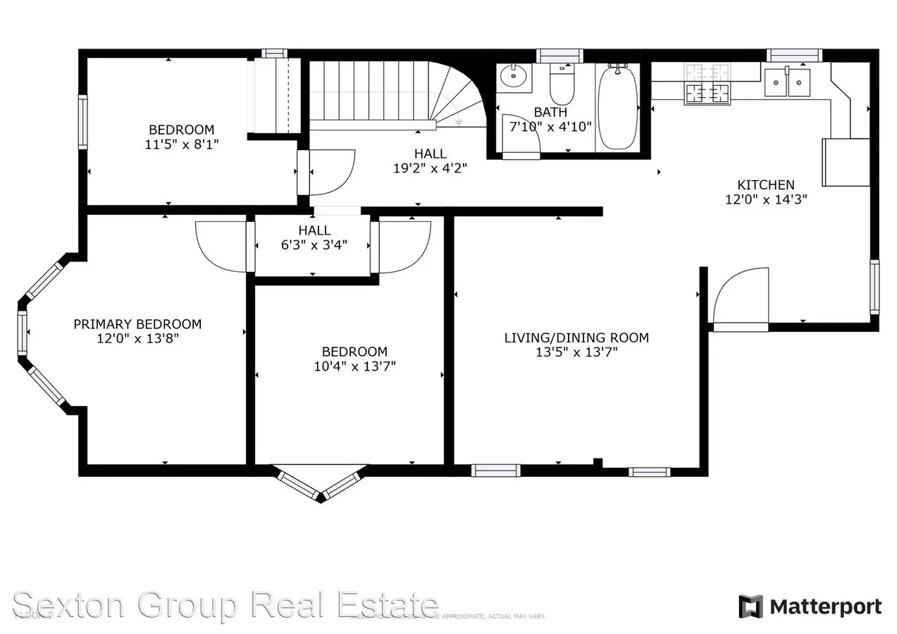 3 Beds • 1 Bath 1432 floor plan