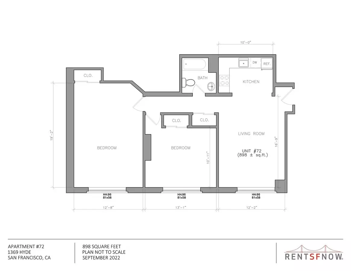 Unit - - floor plan