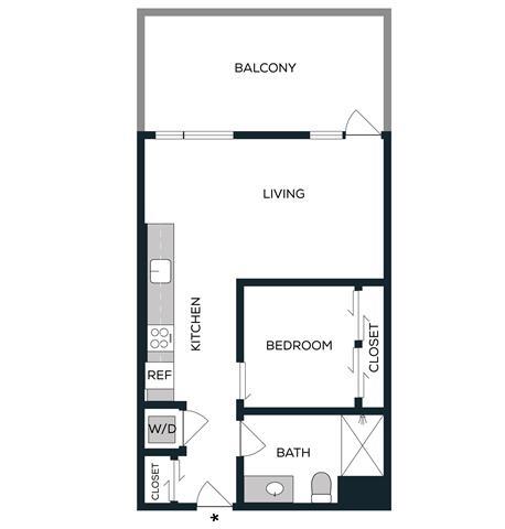 1 Bed • 1 Bath 1041 floor plan