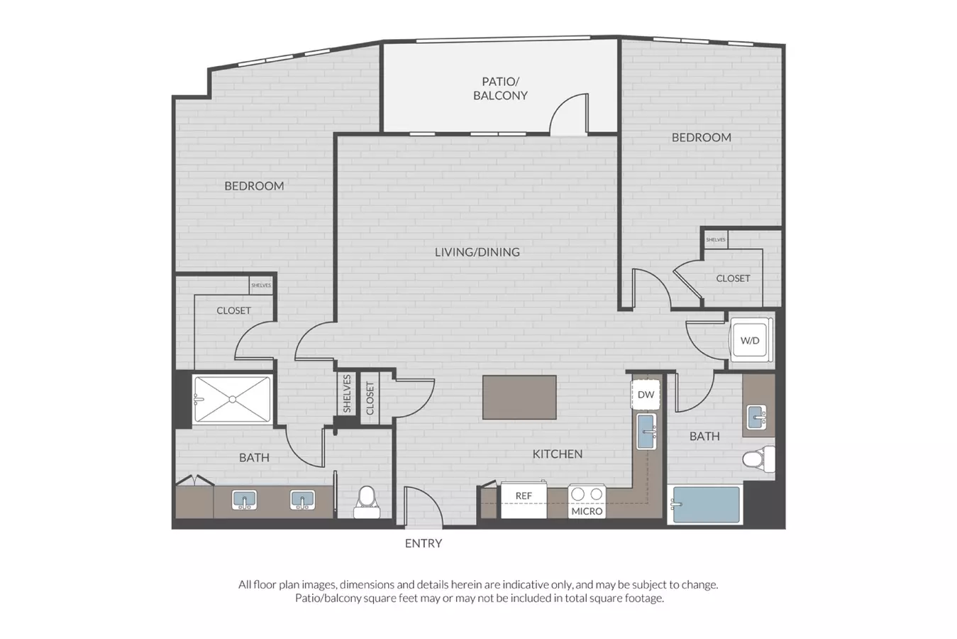 Unit C436 C436 floor plan