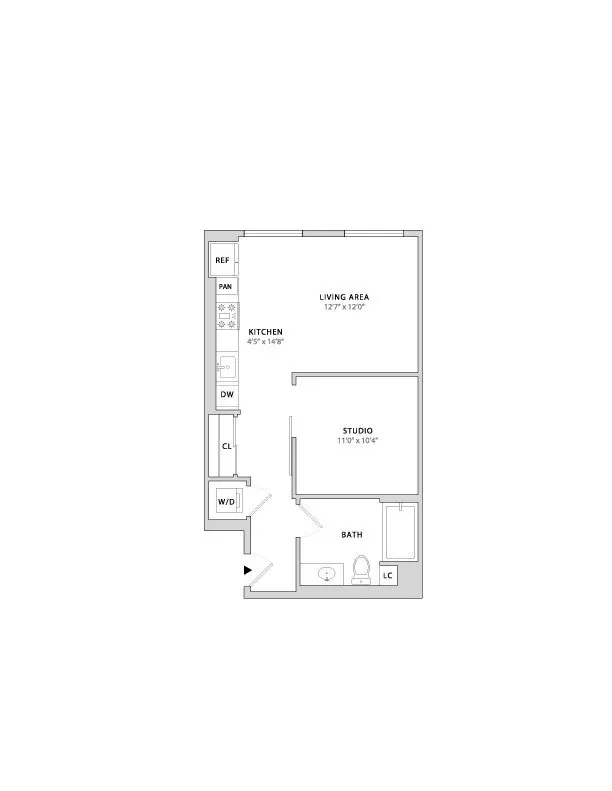A4 Building 1676-811 floor plan