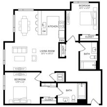 B4 2436 2436 floor plan