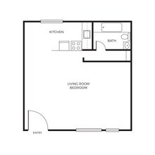 Studio M01 floor plan
