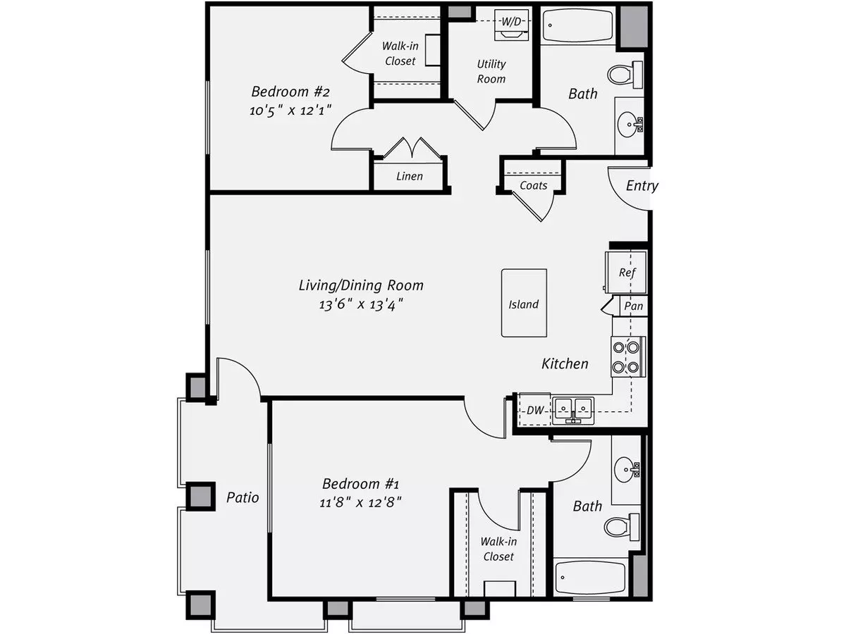 Unit 327 327 floor plan