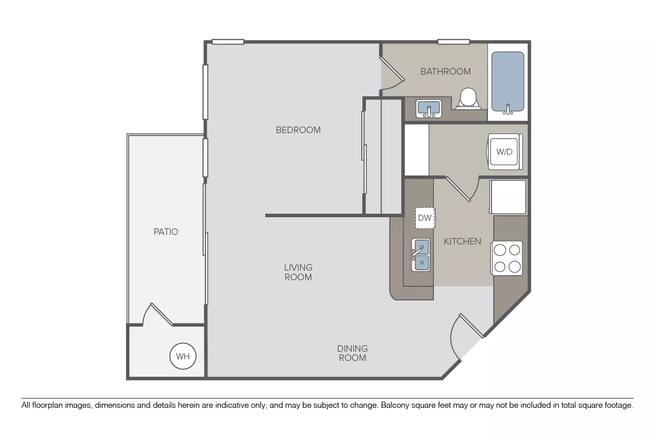 Studio • 1 Bath
3D Tour 0793HW floor plan