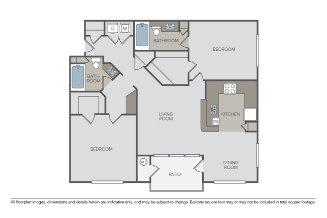 2 Beds • 2 Bath
3D Tour 22723P floor plan