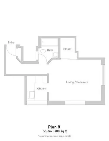 Private Room with Shared Bath floor plan