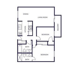 2x2-B3 301 floor plan