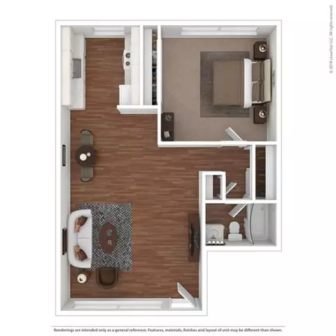 The Bishop Pine 850-A 850-A floor plan