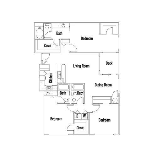 Unit 200 007-206 floor plan