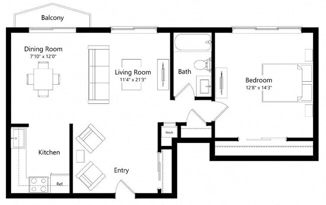 Unit PI137 PI137 floor plan