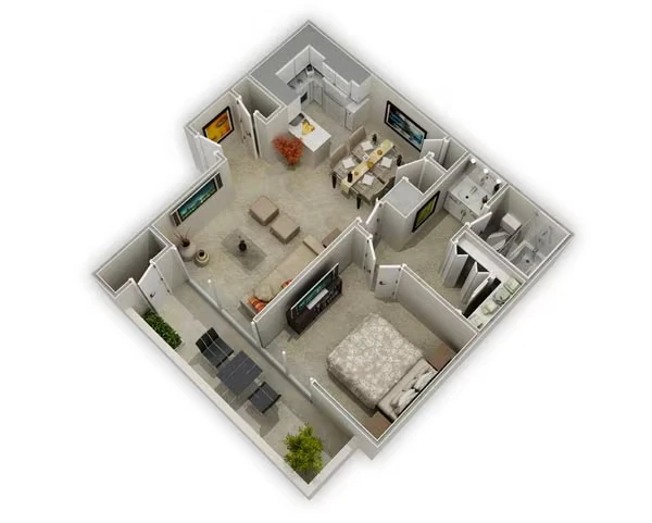 Unit 489-107 489-107 floor plan