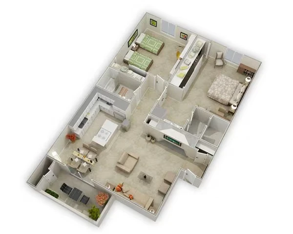 Unit 485-202 487-102 floor plan