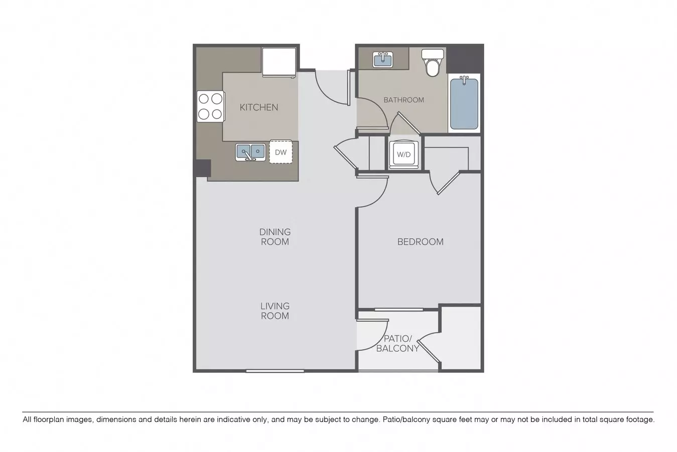 1 Bed • 1 Bath
3D Tour 179 floor plan