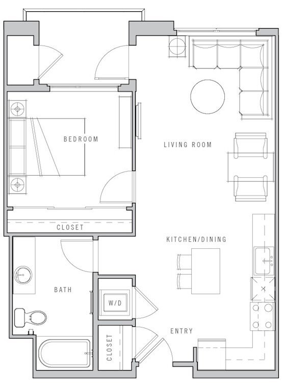 A1 D409 floor plan