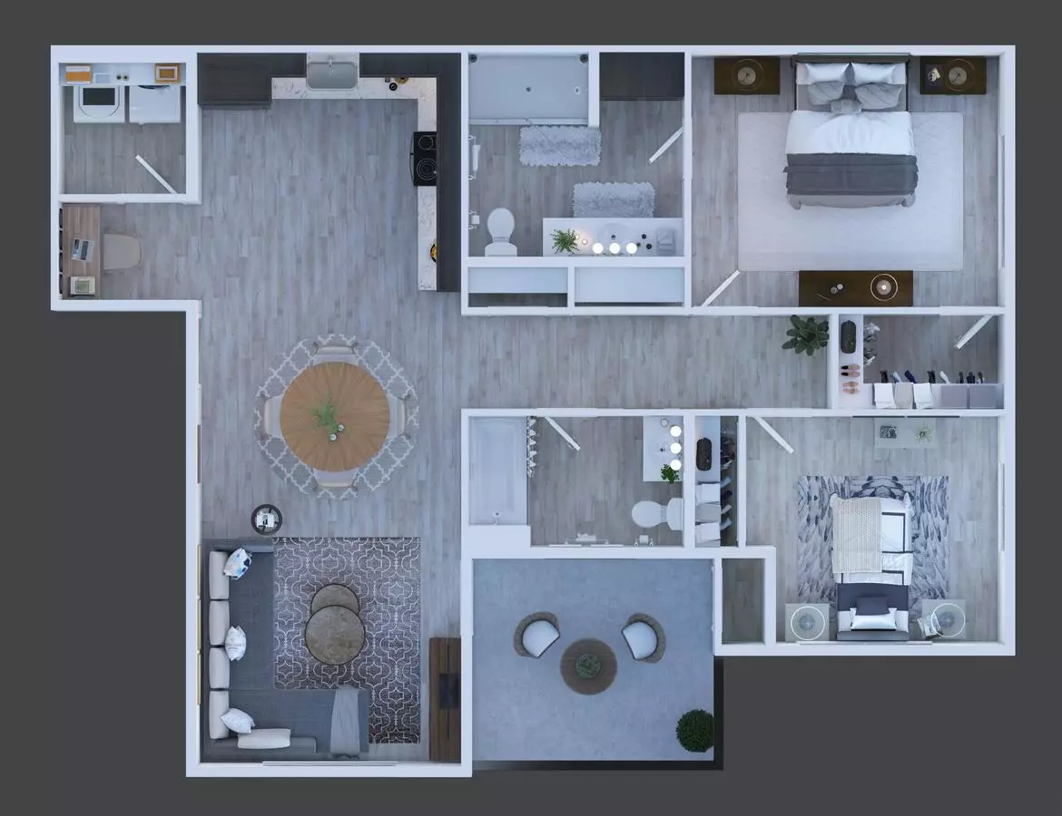 Residence 2 L202 L202 floor plan