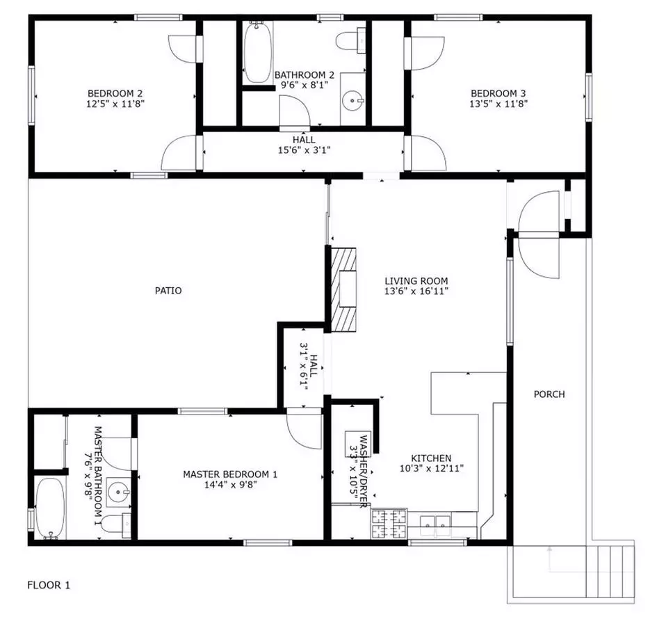 Unit - - floor plan