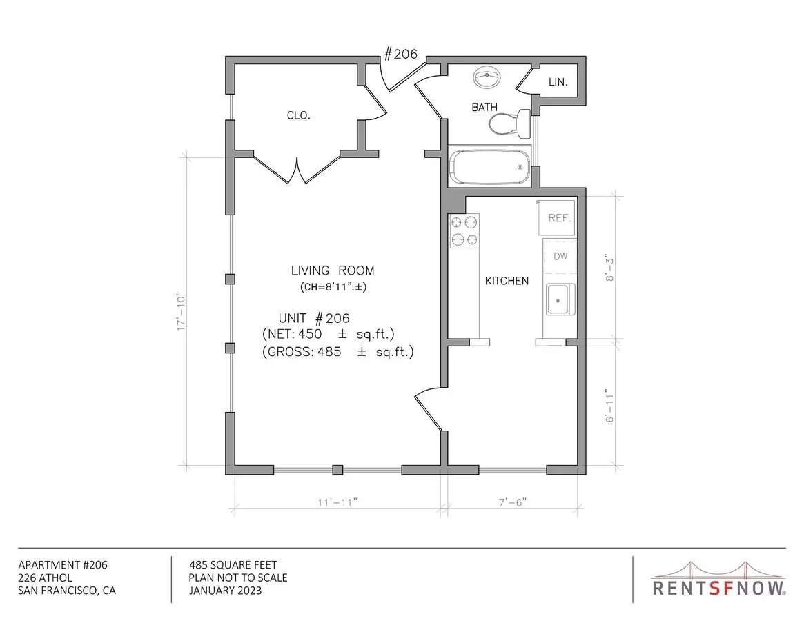 Unit - - floor plan