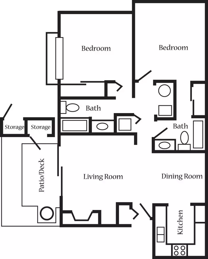 Unit 1912 1116 floor plan