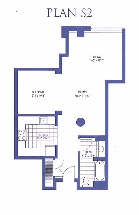 Studio 420 420 floor plan
