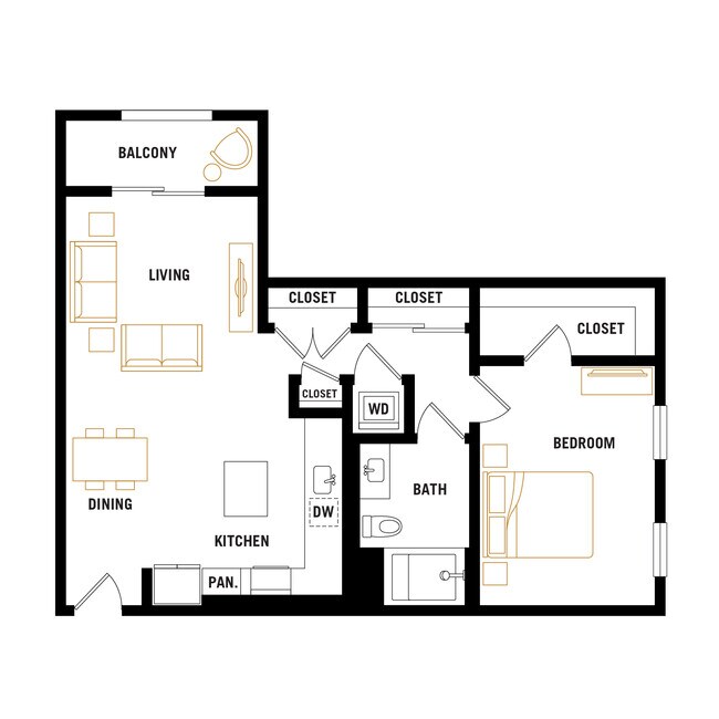 Unit 107 107 floor plan
