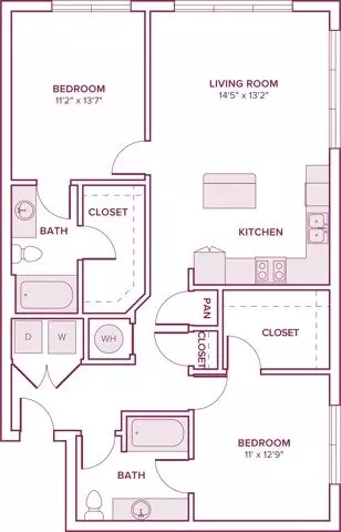 Unit 10210 2207 floor plan