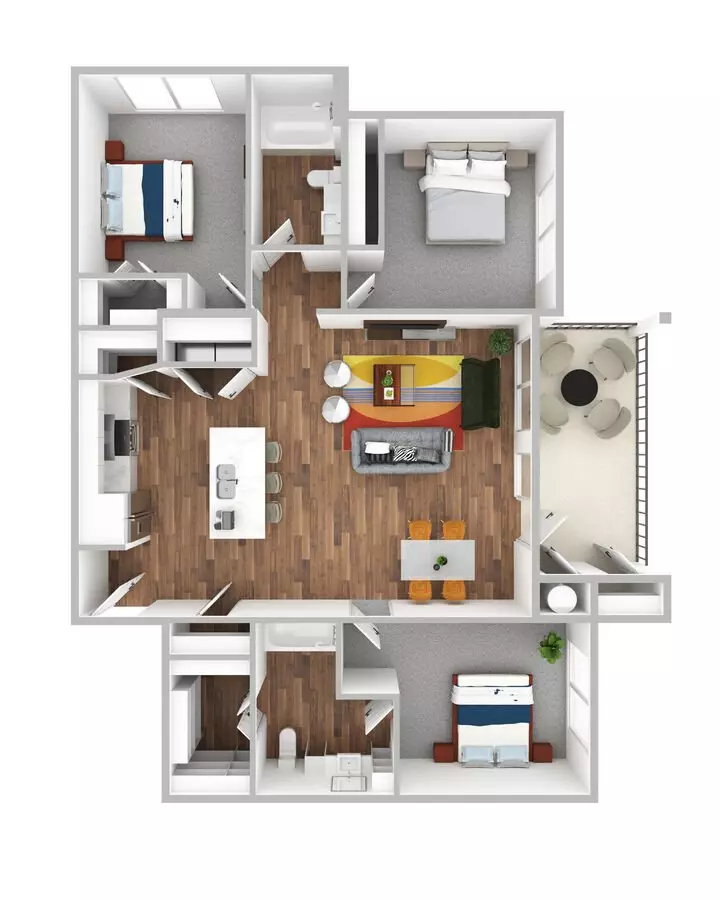 Unit 3117 3117 floor plan