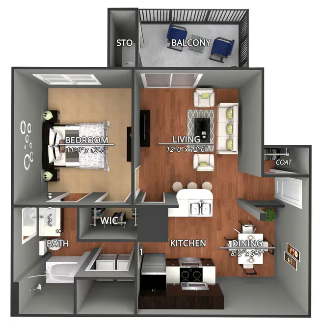 Unit 01334 01334 floor plan