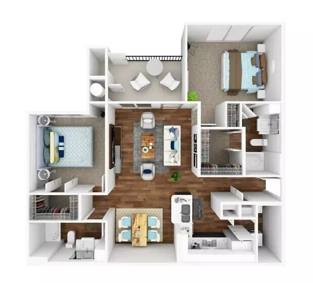 Overlook 623 floor plan