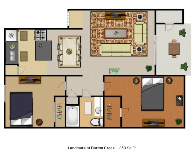 Unit 227 227 floor plan