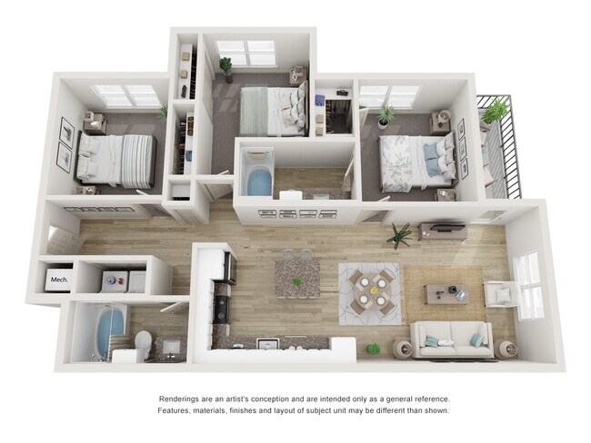 3x2 C203 floor plan