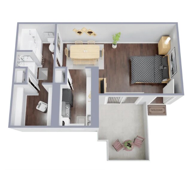 Studio 174 floor plan