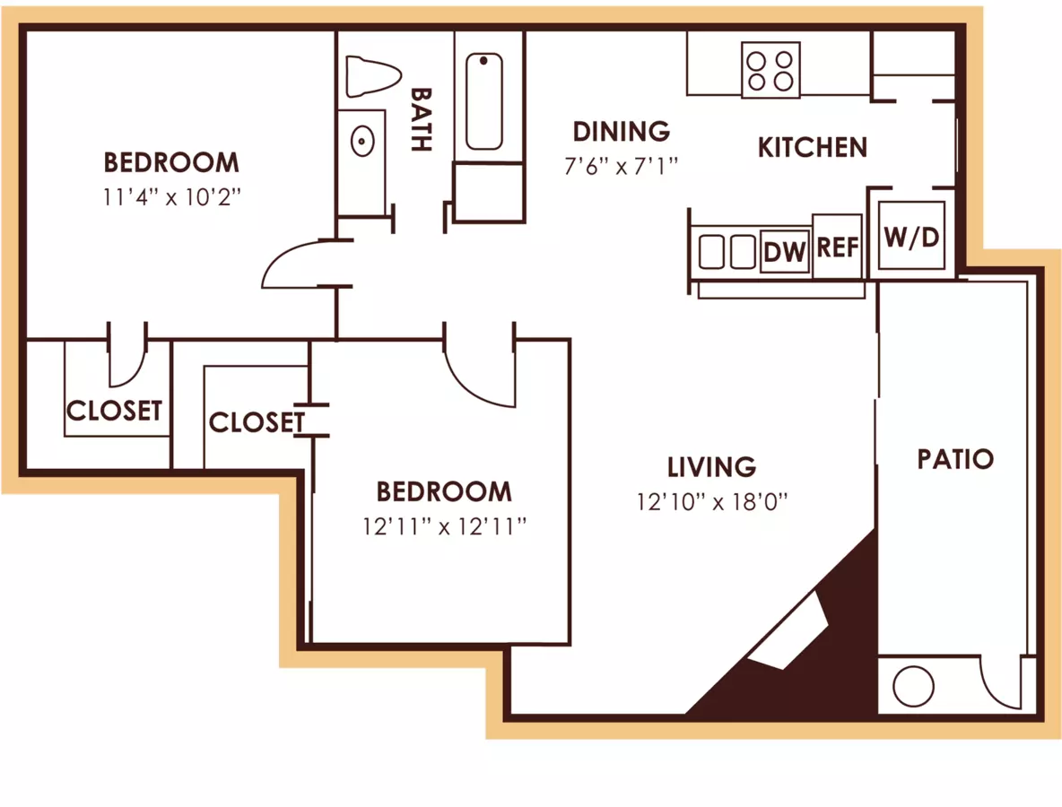 Unit 0825 1123 floor plan