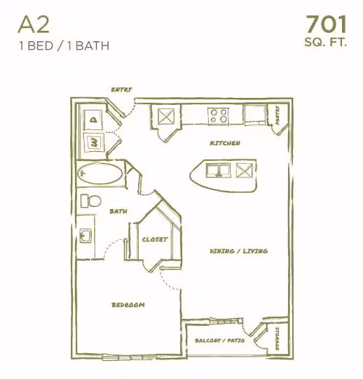 A2 144 floor plan