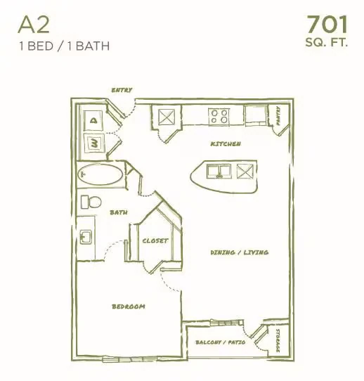 A2 144 floor plan