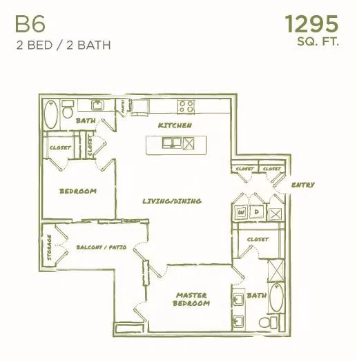 B6 335 floor plan