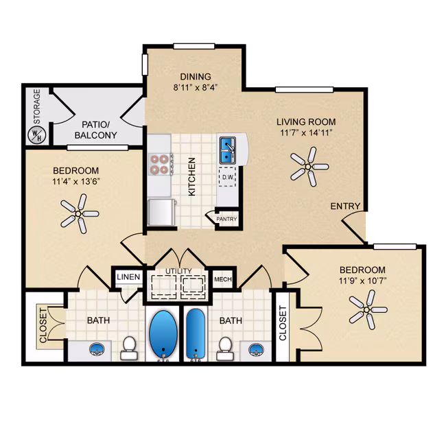 A2 2402 floor plan