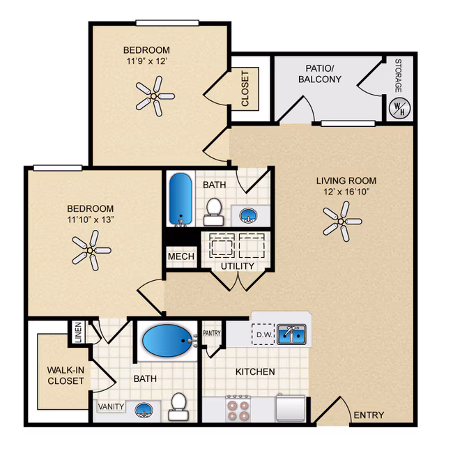 B2 4212 floor plan