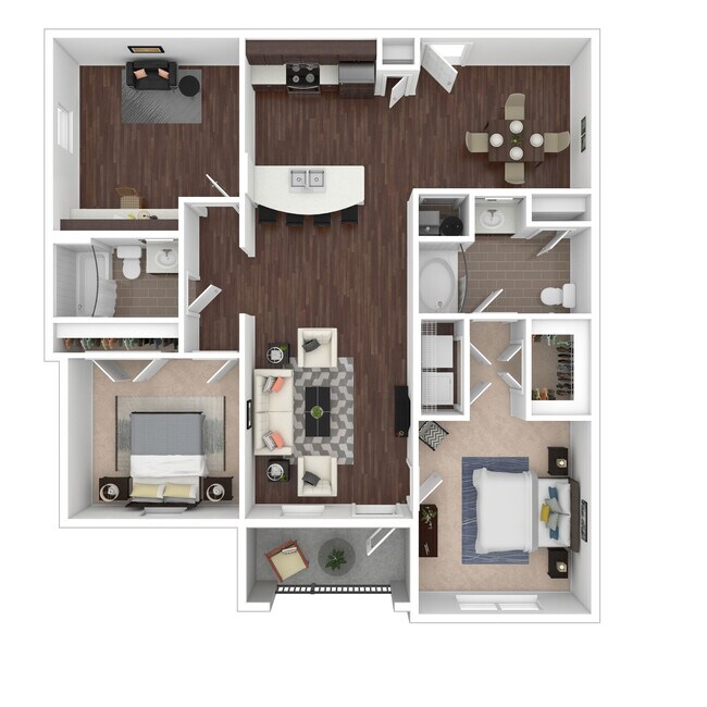 Elevation 6207DR floor plan