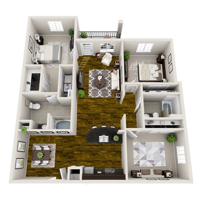 Elevation 4107DR floor plan