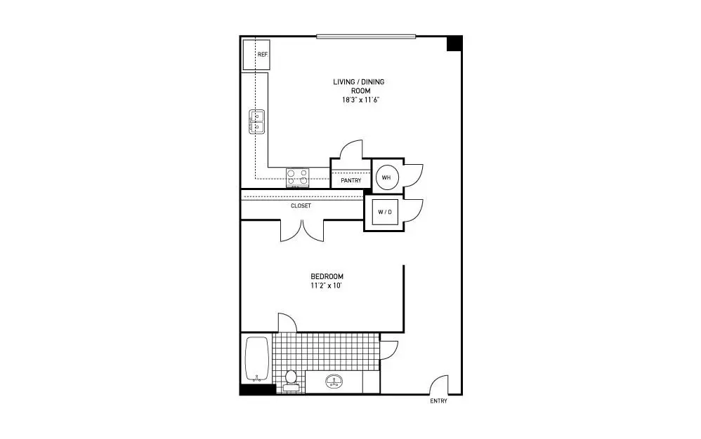 A6 313 floor plan