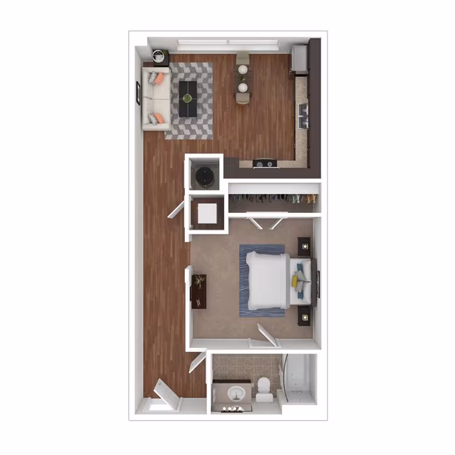 Unit 328 A floor plan