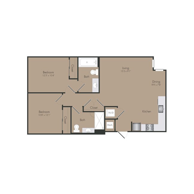 B2B 123 floor plan