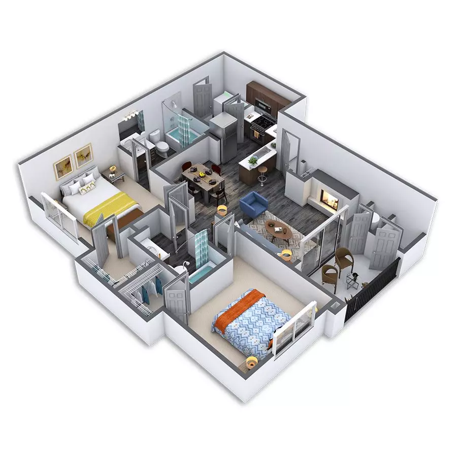 Unit 1131 1131 floor plan