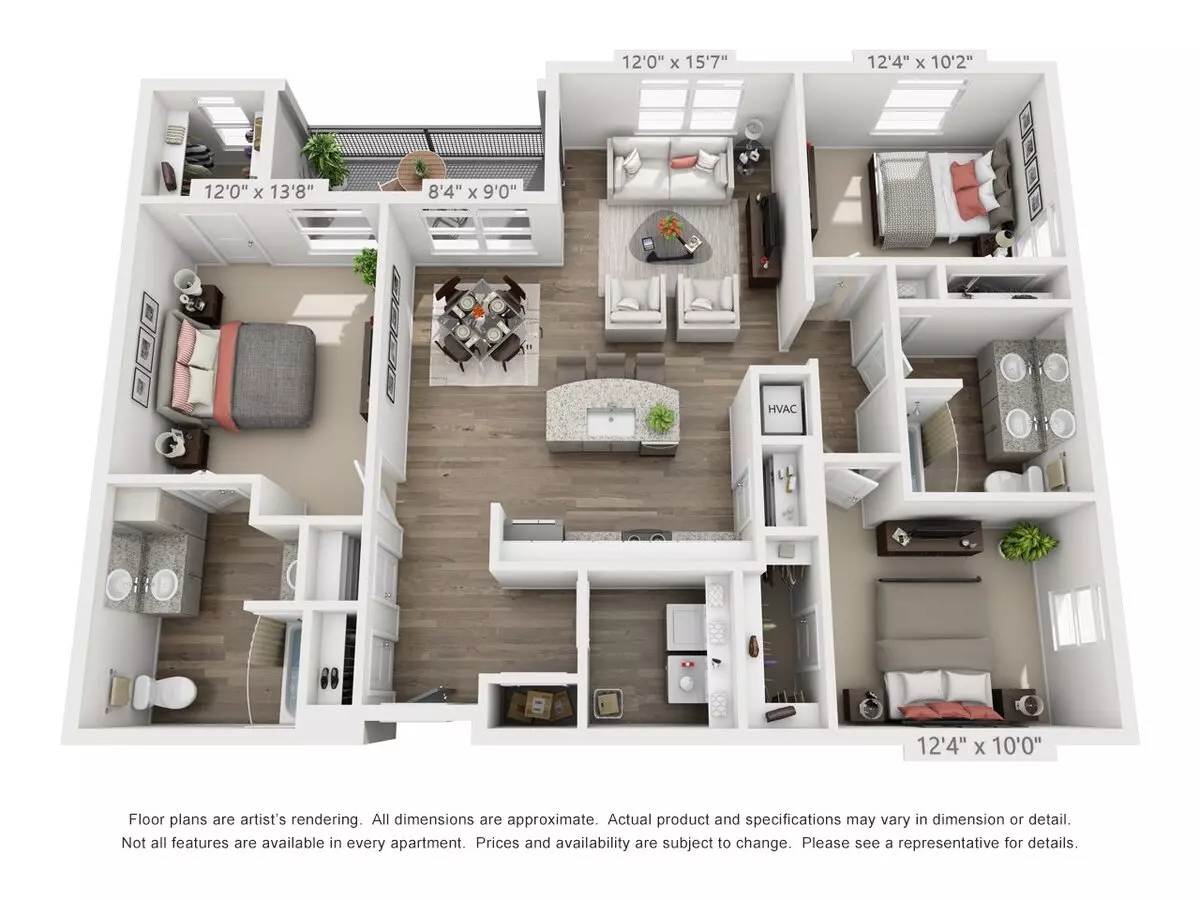 Unit 5301 6304 floor plan