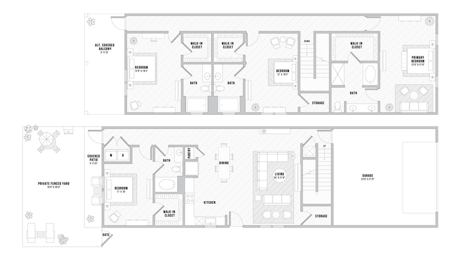 4 Beds • 4 Bath 1245 floor plan