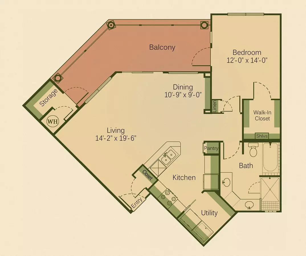 A1 817 floor plan