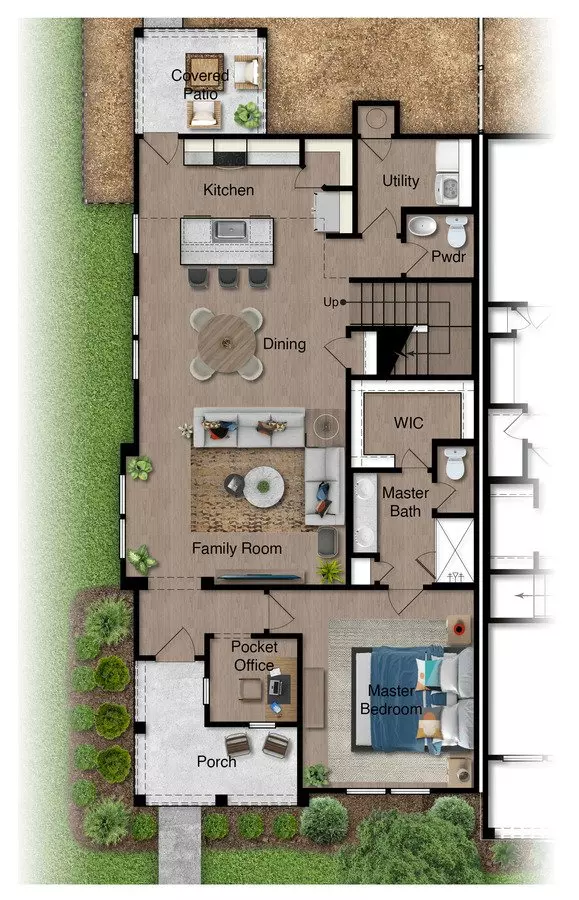 4 Beds • 2 Bath 130B floor plan
