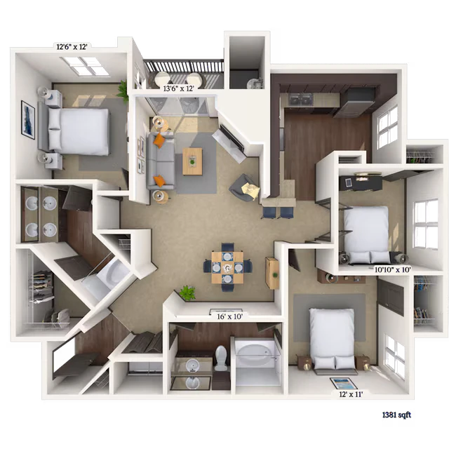 Unit 01218 011832 floor plan