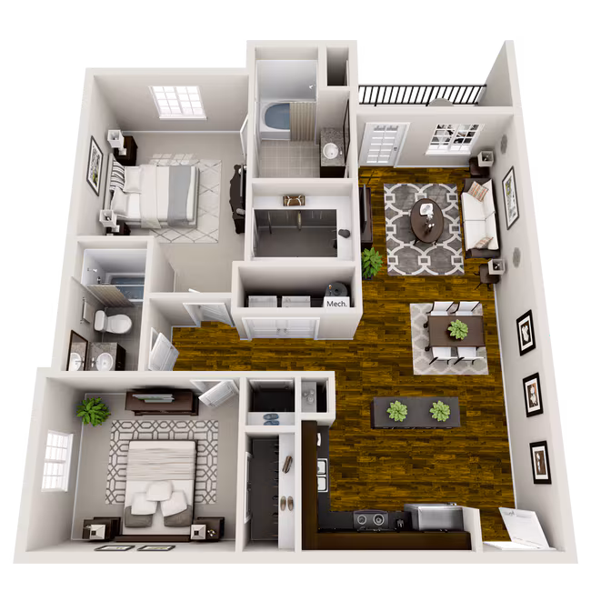Palisade 927HB floor plan